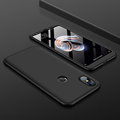 Hard Rigid Plastic Matte Finish Front and Back Cover Case 360 Degrees for Xiaomi Mi A2 Black