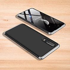 Hard Rigid Plastic Matte Finish Front and Back Cover Case 360 Degrees for Xiaomi Mi A3 Lite Silver