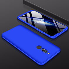 Hard Rigid Plastic Matte Finish Front and Back Cover Case 360 Degrees for Xiaomi Redmi 8 Blue