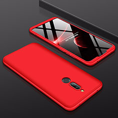 Hard Rigid Plastic Matte Finish Front and Back Cover Case 360 Degrees for Xiaomi Redmi 8 Red