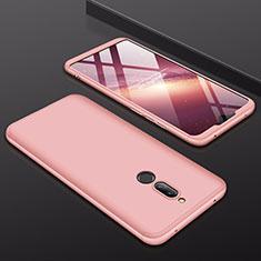 Hard Rigid Plastic Matte Finish Front and Back Cover Case 360 Degrees for Xiaomi Redmi 8 Rose Gold