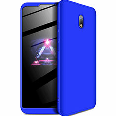 Hard Rigid Plastic Matte Finish Front and Back Cover Case 360 Degrees for Xiaomi Redmi 8A Blue