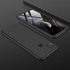 Hard Rigid Plastic Matte Finish Front and Back Cover Case 360 Degrees for Xiaomi Redmi 9C Black