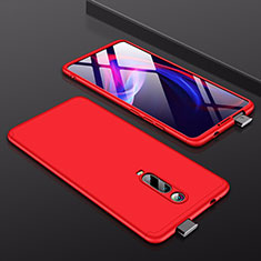 Hard Rigid Plastic Matte Finish Front and Back Cover Case 360 Degrees for Xiaomi Redmi K20 Pro Red