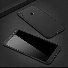 Hard Rigid Plastic Matte Finish Front and Back Cover Case 360 Degrees M01 for Huawei P Smart (2019) Black