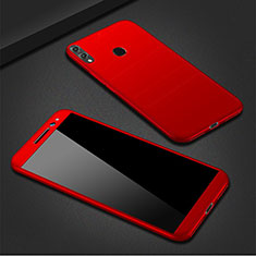 Hard Rigid Plastic Matte Finish Front and Back Cover Case 360 Degrees M01 for Huawei P Smart (2019) Red