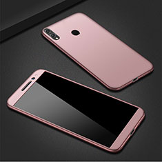 Hard Rigid Plastic Matte Finish Front and Back Cover Case 360 Degrees M01 for Huawei P Smart (2019) Rose Gold