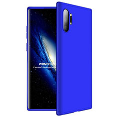 Hard Rigid Plastic Matte Finish Front and Back Cover Case 360 Degrees M01 for Samsung Galaxy Note 10 Plus 5G Blue