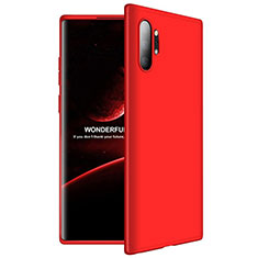 Hard Rigid Plastic Matte Finish Front and Back Cover Case 360 Degrees M01 for Samsung Galaxy Note 10 Plus 5G Red