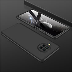 Hard Rigid Plastic Matte Finish Front and Back Cover Case 360 Degrees M01 for Xiaomi Mi 10i 5G Black