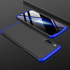 Hard Rigid Plastic Matte Finish Front and Back Cover Case 360 Degrees M01 for Xiaomi Mi 9 Blue and Black