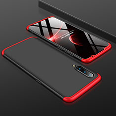 Hard Rigid Plastic Matte Finish Front and Back Cover Case 360 Degrees M01 for Xiaomi Mi 9 Lite Red and Black