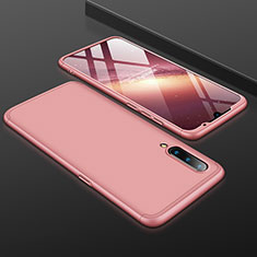 Hard Rigid Plastic Matte Finish Front and Back Cover Case 360 Degrees M01 for Xiaomi Mi 9 Pro 5G Rose Gold