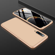 Hard Rigid Plastic Matte Finish Front and Back Cover Case 360 Degrees M01 for Xiaomi Mi A3 Lite Gold