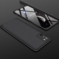 Hard Rigid Plastic Matte Finish Front and Back Cover Case 360 Degrees M01 for Xiaomi Poco M3 Black
