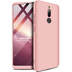 Hard Rigid Plastic Matte Finish Front and Back Cover Case 360 Degrees M01 for Xiaomi Redmi 8 Rose Gold