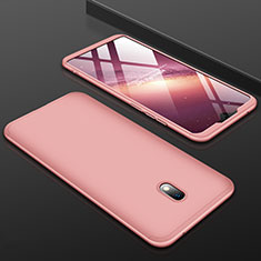Hard Rigid Plastic Matte Finish Front and Back Cover Case 360 Degrees M01 for Xiaomi Redmi 8A Rose Gold
