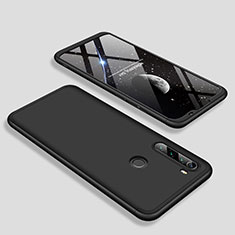 Hard Rigid Plastic Matte Finish Front and Back Cover Case 360 Degrees M01 for Xiaomi Redmi Note 8 (2021) Black