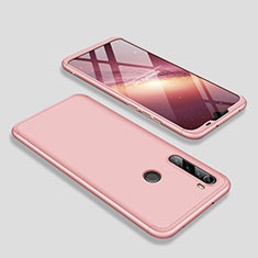 Hard Rigid Plastic Matte Finish Front and Back Cover Case 360 Degrees M01 for Xiaomi Redmi Note 8 Rose Gold