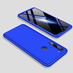 Hard Rigid Plastic Matte Finish Front and Back Cover Case 360 Degrees M01 for Xiaomi Redmi Note 8T Blue