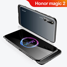 Hard Rigid Plastic Matte Finish Front and Back Cover Case 360 Degrees M02 for Huawei Honor Magic 2 Black