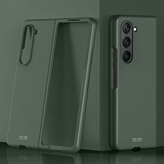 Hard Rigid Plastic Matte Finish Front and Back Cover Case 360 Degrees MK1 for Samsung Galaxy Z Fold5 5G Green
