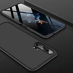Hard Rigid Plastic Matte Finish Front and Back Cover Case 360 Degrees P01 for Huawei Honor 20 Pro Black