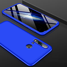 Hard Rigid Plastic Matte Finish Front and Back Cover Case 360 Degrees P01 for Huawei Nova 5i Blue