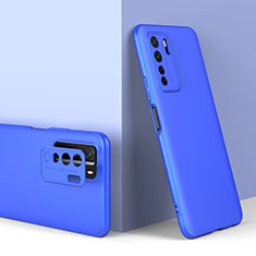Hard Rigid Plastic Matte Finish Front and Back Cover Case 360 Degrees P01 for Huawei P40 Lite 5G Blue