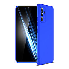 Hard Rigid Plastic Matte Finish Front and Back Cover Case 360 Degrees P01 for Samsung Galaxy Quantum2 5G Blue