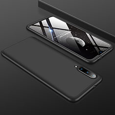 Hard Rigid Plastic Matte Finish Front and Back Cover Case 360 Degrees P01 for Xiaomi Mi A3 Black