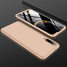 Hard Rigid Plastic Matte Finish Front and Back Cover Case 360 Degrees P01 for Xiaomi Mi A3 Gold