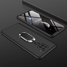 Hard Rigid Plastic Matte Finish Front and Back Cover Case 360 Degrees P01 for Xiaomi Redmi 10X 4G Black
