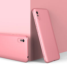 Hard Rigid Plastic Matte Finish Front and Back Cover Case 360 Degrees P01 for Xiaomi Redmi 9A Rose Gold