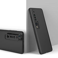 Hard Rigid Plastic Matte Finish Front and Back Cover Case 360 Degrees P02 for Xiaomi Mi 10 Pro Black