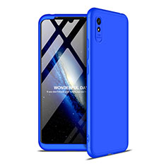 Hard Rigid Plastic Matte Finish Front and Back Cover Case 360 Degrees P02 for Xiaomi Redmi 9AT Blue