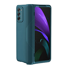 Hard Rigid Plastic Matte Finish Front and Back Cover Case 360 Degrees P05 for Samsung Galaxy Z Fold2 5G Green