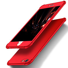 Hard Rigid Plastic Matte Finish Front and Back Snap On Case 360 Degrees M01 for Apple iPhone 6 Plus Red