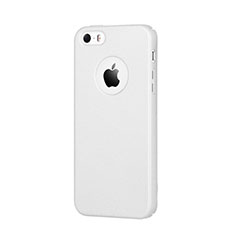 Hard Rigid Plastic Matte Finish Snap On Case for Apple iPhone 5 White