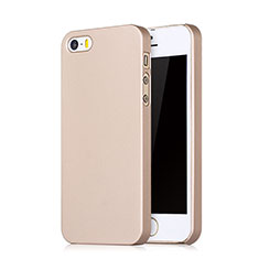 Hard Rigid Plastic Matte Finish Snap On Case for Apple iPhone 5S Rose Gold