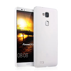 Hard Rigid Plastic Matte Finish Snap On Case for Huawei Mate 7 White