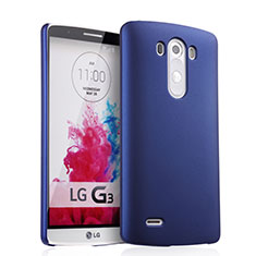 Hard Rigid Plastic Matte Finish Snap On Case for LG G3 Blue