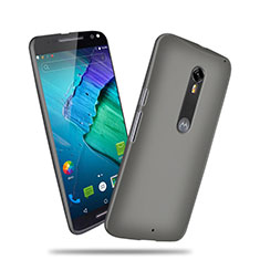 Hard Rigid Plastic Matte Finish Snap On Case for Motorola Moto X Style Gray