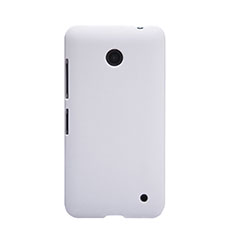 Hard Rigid Plastic Matte Finish Snap On Case for Nokia Lumia 635 White