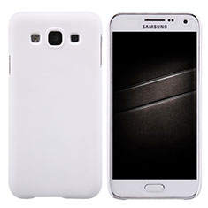 Hard Rigid Plastic Matte Finish Snap On Case for Samsung Galaxy E5 SM-E500F E500H White