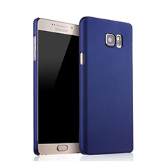 Hard Rigid Plastic Matte Finish Snap On Case for Samsung Galaxy Note 5 N9200 N920 N920F Blue