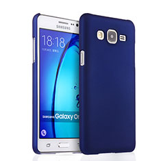 Hard Rigid Plastic Matte Finish Snap On Case for Samsung Galaxy On7 Pro Blue