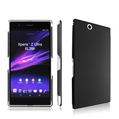 Hard Rigid Plastic Matte Finish Snap On Case for Sony Xperia Z Ultra XL39h Black