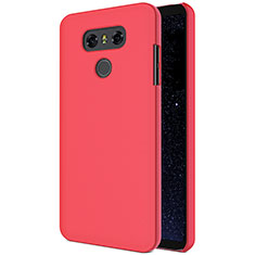 Hard Rigid Plastic Matte Finish Snap On Case M01 for LG G6 Red