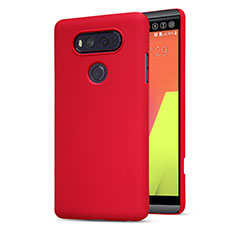 Hard Rigid Plastic Matte Finish Snap On Case M01 for LG V20 Red